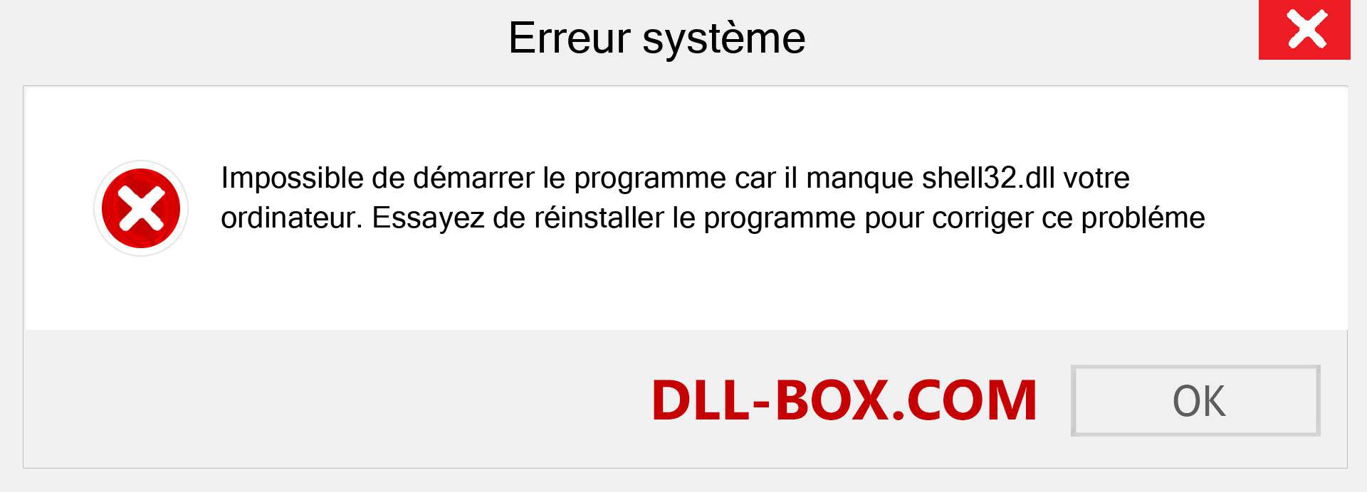 Le fichier shell32.dll est manquant ?. Télécharger pour Windows 7, 8, 10 - Correction de l'erreur manquante shell32 dll sur Windows, photos, images